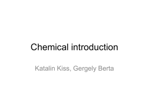 Lesson 1 Chemical introduction