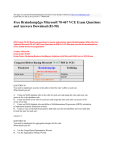 Free Braindump2go Microsoft 70-467 VCE Exam Questions and