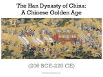APWH Han Dynasty ppt