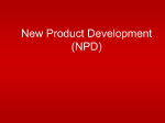 New Product Development (NPD) process