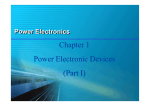 Chapter 1 Power Electronic Devices (Part I)