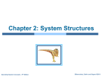 Chapter 2: System Structures