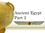 Ancient Egypt sec 3,4, and 5