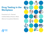 Drug Testing in the Workplace - Alliance Occupational Medicine