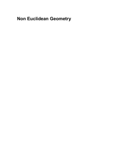 Non Euclidean Geometry
