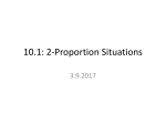 10.1: 2-Proportion Situations
