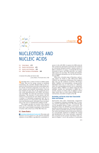NUCLEOTIDES AND NUCLEIC ACIDS