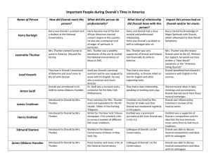 Dvorak Important People Chart