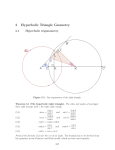 5 Hyperbolic Triangle Geometry