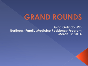 grand rounds - Family Medicine Residency Program