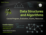 Data Structures and Algorithms - Course Intro