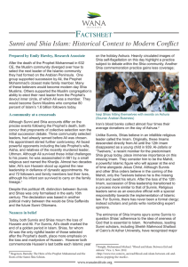 Sunni and Shia Islam: Historical Context to Modern Conflict