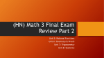 Review for Final Exam Units 5-8