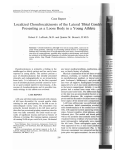 Localized Chondrocalcinosis of the Lateral Tibial Condyle