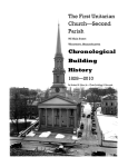 Chronological Building History - First Unitarian Church of Worcester