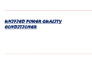 unified power quality conditioner introduction