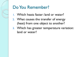 Moisture, Clouds and Precipitation