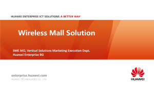 Huawei Wireless Mall Solution