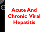Acute And Chronic Viral Hepatitis Acute viral hepatitis