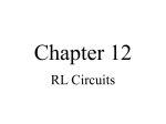 Chapter 17 - RL Circuits