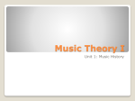 Music Theory I