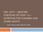 HSC 4572 – Chap 14 Older Adult
