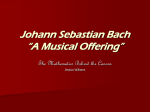 Johann Sebastian Bach “A Musical Offering”