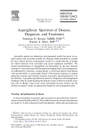 Aspergillosis: Spectrum of Disease, Diagnosis, and Treatment