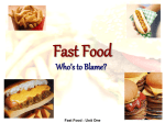 Fast Food PPT