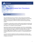 Sinus and Cerebral Vein Thrombosis