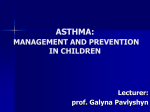 Lecture 06. Bronchial asthma