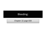 22 Bleeding