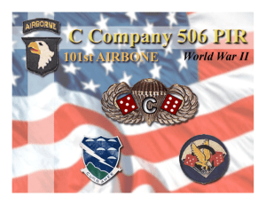 C Company 506th PIR - 506th Airborne Infantry Regiment