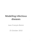 Modelling infectious diseases - Faculty of Medicine