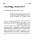 Adverse Side Effects in Horses Following the Administration of