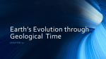 Earths Evolution through Geological Time