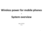 Wireless power for mobile phones