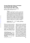 Increased Myocardial Oxygen Consumption and Contractile State