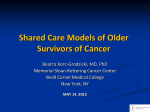 MODELS OF CANCER SURVIVORSHIP CARE Models of Cancer