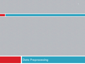 Data Preprocessingse..