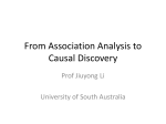 From Association Analysis to Causal Discovery
