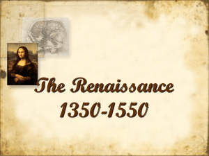 The Renaissance 1350-1550