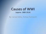 Causes of WWI (approx. 1880-1914)