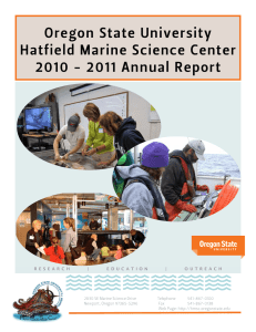 Oregon State University Hatfield Marine Science Center 2010