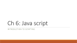 Ch 6: Java script