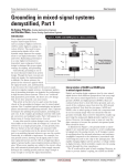 Grounding in mixed-signal systems demystified