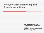 Hemodynamic Monitoring and Transthoracic