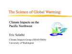 Impacts of Climate Change on the Northwest