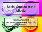 Social Studies in the Middle