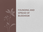 Founding and Spread of Buddhism